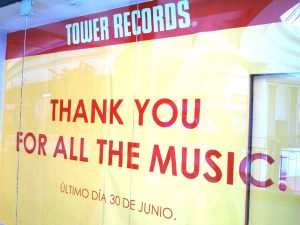 Tower Records Clausura